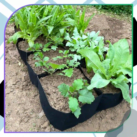 Geanta mare ghiveci cu flori pentru plantarea legumelor 180x90x30 cm