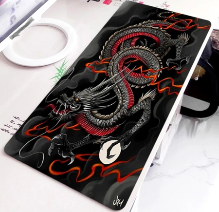 Covoraș de joc XXL Dragon Desk mouse pad