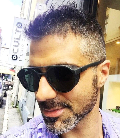 Ochelari pilot Ochelari de soare retro pentru bărbați rotunzi