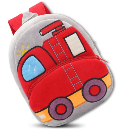Rucsac de pluș pentru copii, pentru preșcolari, cu fermoar GUARD