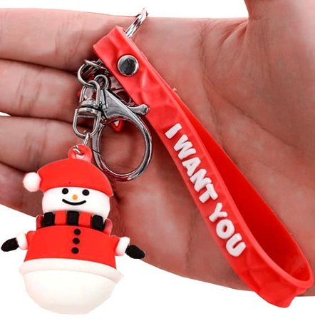 Omul de zapada de Craciun Breloc Olaf pentru chei de poseta