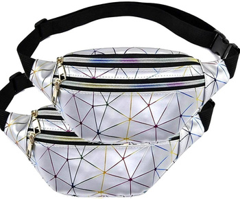 Geantă geometrică reflectorizante pentru șold