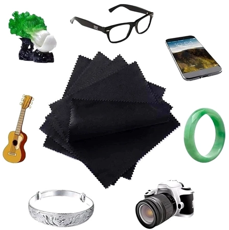 Laveta din microfibra de sticla pentru ochelari, telefon, set de 10