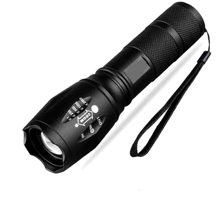 Mini lanternă militară tactică, aluminiu puternic