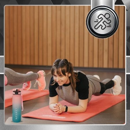 TRESSARI BPA Free running sticla 1000ml PC Sticla de apa