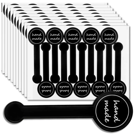 Autocolante decorative de securitate pentru borcane recipiente Hand made DIY 100buc.