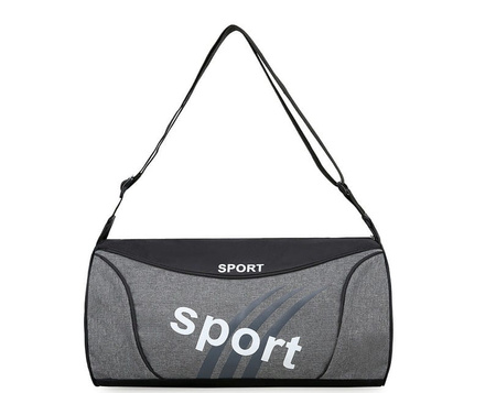 Geanta sport gri pentru antrenament