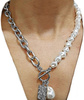 Colier choker Lanț de damă cu perle