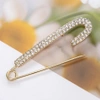 Zirconia broșă aur siguranță pin decorativ pin elegant