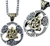 Colier barbatesc, otel chirurgical, viking, amuleta nordica