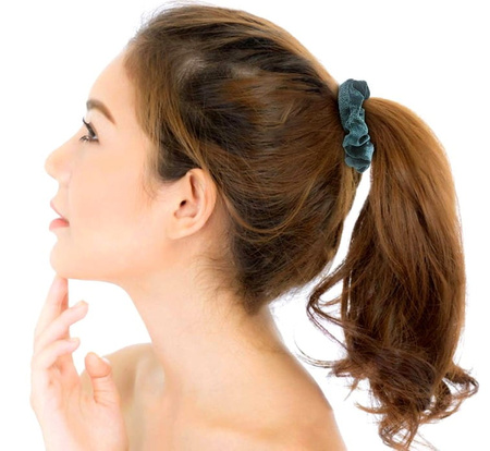 Banda elastica de par din catifea SCRUNCHIE