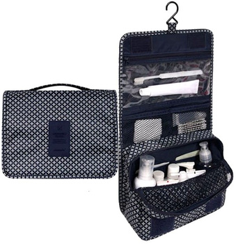 Organizator de pungi cosmetice suspendat cu carlig, pliabil