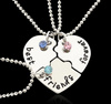 Colier 3in1 Heart Friendship pentru prieteni