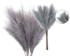 Iarbă artificială de pampas gri set decorativ de 7pcs