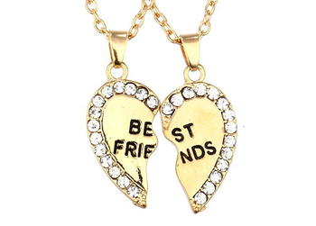 Colier cu pandantiv pentru cei mai buni prieteni pentru femei