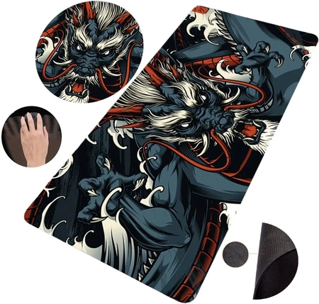 Mouse pad de birou cu covoraș de gaming dragon XXL