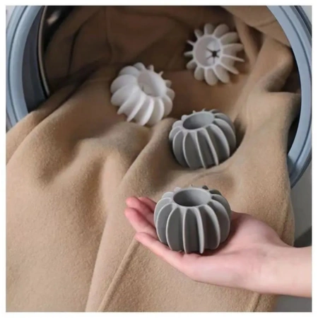 Set de 5 bile pentru curatarea hainelor la masina de spalat pentru indepartarea parului