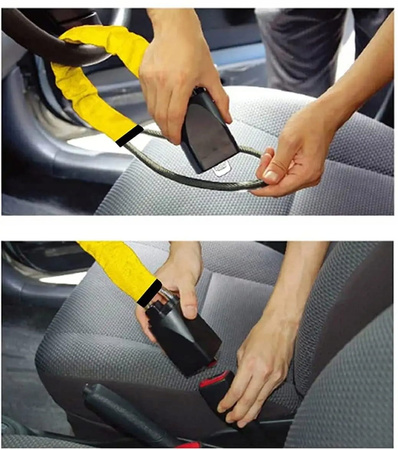 Blocare volan auto, otel, rezistent, antifurt, universal