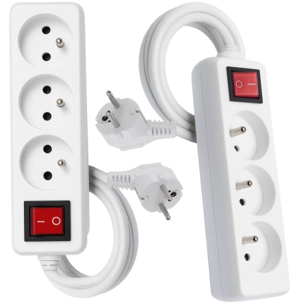 PRELUNGITOARE 3 prize SET 2 BUCĂȚI Prelungitor Grundig 1,5 m cu întrerupător