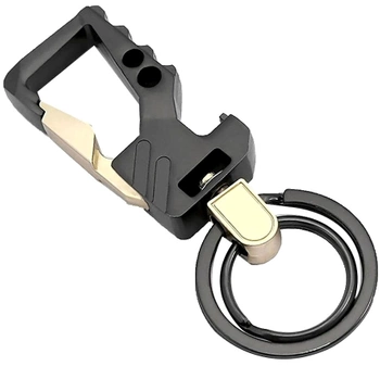 Breloc metalic pentru bărbați, carabinier pentru deschizător de sticle