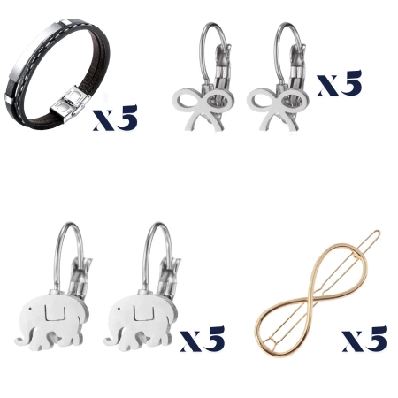 Set en-gros de 115 piese accesorii moda bijuterii si accesorii