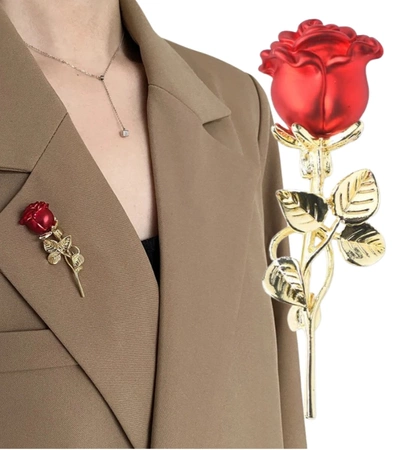 Brosa de trandafiri, ac romantic, ace de trandafir elegant