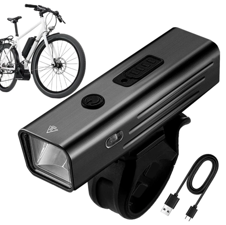 Reflector de lumină față pentru bicicletă Lampă încărcător USB