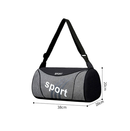 Geanta sport gri pentru antrenament