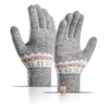 Mănuși de iarnă de damă, model nordic, iarnă caldă