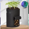 Set saci mare de 3 saci ghiveci pentru plantare legume 35x30 cm