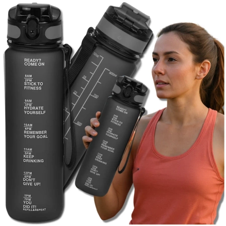 TRESSARI Sticla fara BPA 1000ml Tritan Sticla de apa pentru alergat