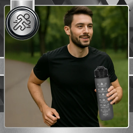 Sticla sport TRESSARI, rezistenta, fara BPA Tritan sticla de apa 1000ml