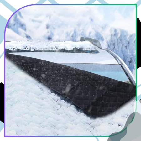 Husa anti inghet pentru parbrizul masinii, saltea solara