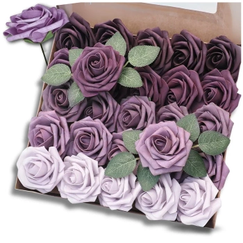 Set buchet trandafiri 25buc flori artificiale decorative colorate trandafiri