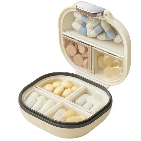 Cutie organizatoare elegantă pentru medicamente, crem, mini