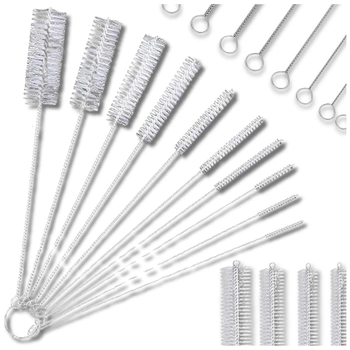 Perie pentru curățarea țevilor și canalelor de scurgere, set de 10 bucăți