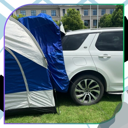 Cort mașină spate impermeabil pentru 4 persoane 250x250x200 cm