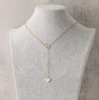 Colier de aur, lung, elegant, otel chirurgical, inima infinita