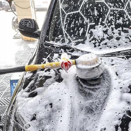 Mașină de spălat perie, rotativă cu dozator de lichid și furtun de 5m