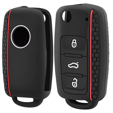 HUSĂ Etui din silicon pentru cheie Volkswagen Golf Polo Bora Skoda