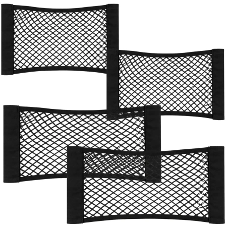 Plasă portbagaj auto 4 buc elastice cu velcro 2 dimensiuni