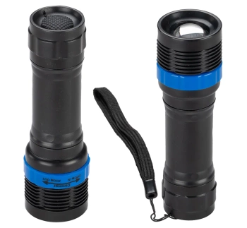 Lanterna LED puternică tactică militară ZOOM Set de 2