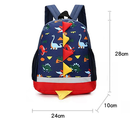 Rucsac mare cu dinozauri pentru un copil preșcolar, dragon 3D