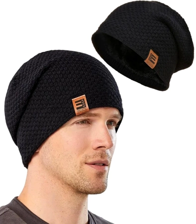 Pălărie unisex, caldă de iarnă, izolată, cu blană