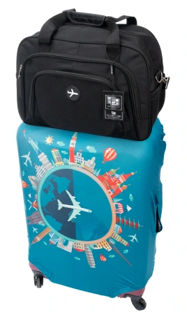 BAD&BAGS geanta business neagra bagaj de mana pentru calatoria cu avionul