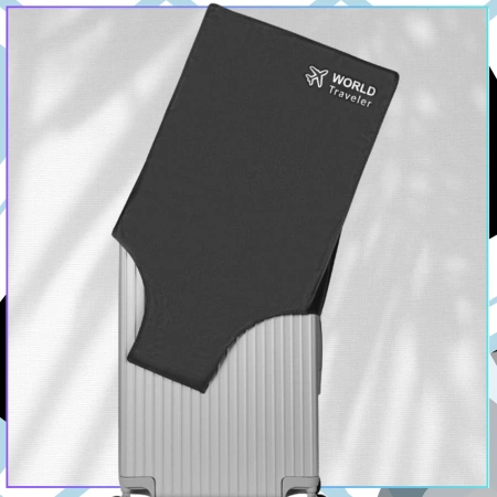 Husa de protectie pentru valiza de voiaj pentru bagaje neagra