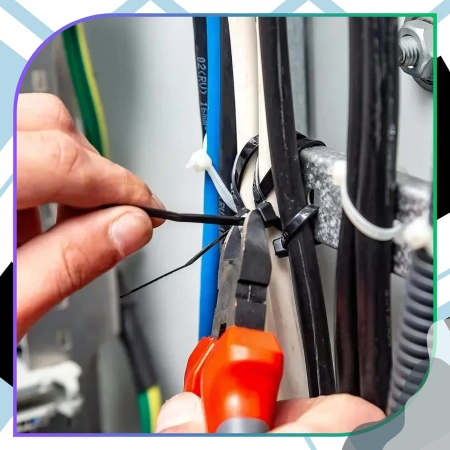 Set complet lanternă LED 6 buc + benzi de strângere 100 buc