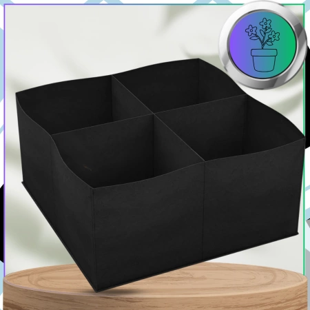 Set saci mare de 2 saci ghiveci pentru plantare legume 60x60x30 cm