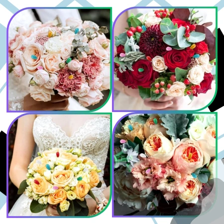 Ace și ace de croitorie cu cap în formă de lacrimă, 55 mm, set de 50, colorate