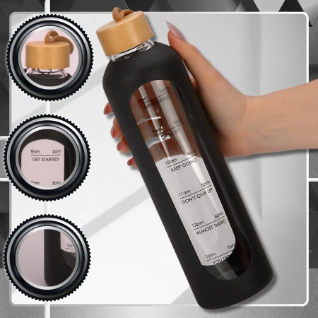 Sticla 1000ml, sticla sport TRESSARI pentru alergat, sticla solida